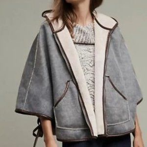 NWT Anthropologie HEI HEI reversible poncho Size M/L